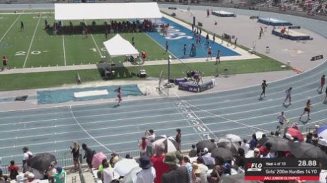 2026 AAU Junior Olympic Games - Youth Girls' 200m Hurdles, Prelims 6 - Age 14