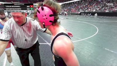 D1-150 lbs Champ. Round 1 - Collin McDowell, Arrowhead vs Skyler Blockwitz, Franklin