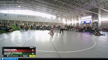 77 lbs Round 2 (4 Team) - Bowdee McPherson, Utah Gold vs Rhoan Rambo, Warriors Of Christ