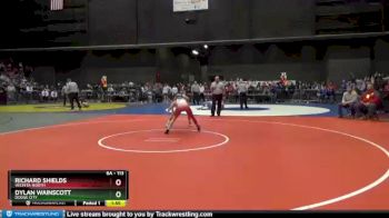 6A - 113 lbs Quarterfinal - Dylan Wainscott, Dodge City vs Richard Shields, Wichita-North