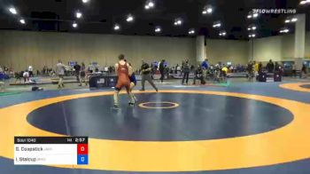 55 kg Consolation - Gregory Coapstick, Jackrabbit WC vs Isaac Stalcup, Spartan Mat Club
