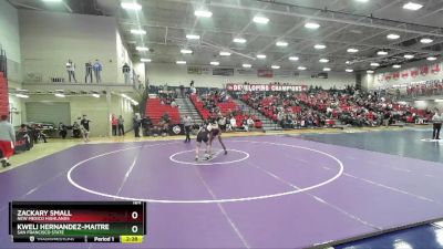 184 lbs Cons. Round 2 - Kweli Hernandez-Maitre, San Francisco State vs Zackary Small, New Mexico Highlands