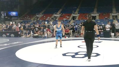 100 lbs Cons. Rd Of 32 - Cristiano Pacheco, Pennsylvania vs Jaxson Hackett, Florida