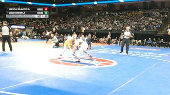 120 Class 4 lbs 1st Place Match - Mason Brayfield, Park Hill vs Cruz Enderle, St. Pius X (Kansas City)