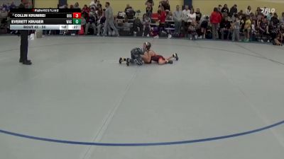 50 lbs Semifinal - Everett Kruger, Waseca vs Collin Krumrei, Grand Rapids Grapplers