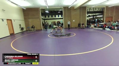 100lbs Cons. Round 4 - Skadi Carman, Richland (Girls) vs Carianna Gillihan, Zillah (Girls)