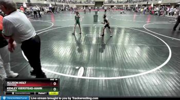 54-59 lbs Round 2 - Kenley Kierstead-Hahn, Minnesota vs Allison Holt, Wisconsin