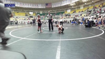 90 lbs Consolation - Klay Flickinger, Pottsville Apache Youth Wrestling vs Ridge Haynes, Panther Youth Wrestling-CPR