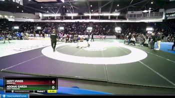 132 lbs Cons. Round 7 - Adonai Garza, Kent Meridian vs Hoyt Hvass, Lewiston