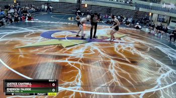 148 lbs Round 1 (4 Team) - Emerson Faleide, Central Cass vs Justice Cantrell, Milaca-Faith Christian