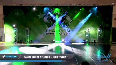 Dance Force Studios - Juliet/Zoey/Hailey-Jazz [2021 Tiny - Duo/Trio - Jazz Day 1] 2021 CSG Dance Nationals