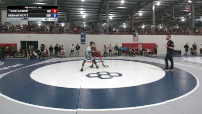 87 kg Semis - Nick Nosler, Southern Illinois Regional Training Center vs Keenan Wyatt, Knights RTC