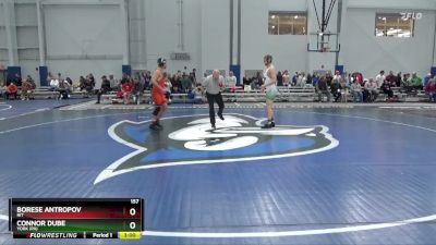 157 lbs Champ. Round 1 - Borese Antropov, RIT vs Connor Dube, York (PA)