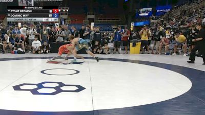157 lbs Champ. Rd Of 64 - Stone Redmon, Michigan vs Dominic Way, West Virginia