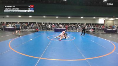 106 lbs Consi Of 16 #1 - Ayda Miller, WI vs Melany Ahumada, CA