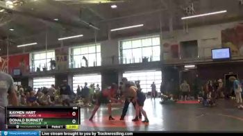 195 lbs Round 3 (6 Team) - Kaymen Hart, Assassins WC - Black vs Donald Burnett, Techfall Wrestling Club