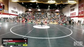 115 lbs Quarterfinal - Alexis Thompson, Pinedale vs Paisley Smith, Star Valley