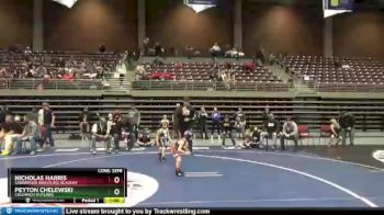 39 lbs Cons. Semi - Nicholas Harris, Sanderson Wrestling Academy vs Peyton Chelewski, Colorado Outlaws