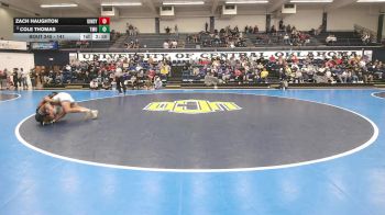 141 lbs Cons. Semi - Cole Thomas, Thomas More vs Zach Haughton, Indianapolis