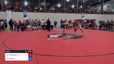 86 kg 5th Place - Brayden Thompson, Cowboy RTC vs Maximus Hale, Pennsylvania RTC