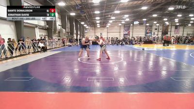 285 lbs Consi Of 8 #2 - Dante Donaldson, NJ vs Jonathan Davis, TN