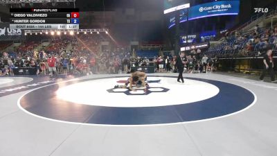 144 lbs 3rd Place Match - Diego Valdiviezo, CA vs Hunter Gordon, TX