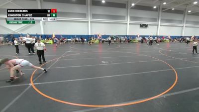 132 lbs Champ. Round 4 - Luke Kibelbek, Unattached vs Kingston Chavez, Unattached