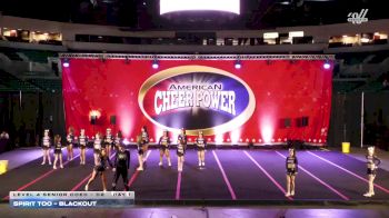 Spirit Too - Blackout [2026 L4 Senior Coed - D2 Day 1] 2026 Cheer Power Trenton Showdown
