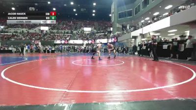 200 lbs Cons. Semi - Caleb Werner, Fergus Wrestling Club vs Jacob Hauck, Team Champs