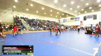 130 lbs Cons. Round 3 - Jennifer Lopez, Santa Ana Wrestling Club vs Jadeyn Montgomery, Rancho Cucamonga High School