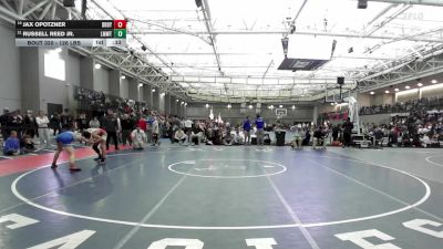 126 lbs Consi Of 8 #1 - Jax Opotzner, Derby/Oxford/Holy Cross vs Russell Reed Jr., Lyman Mem/Windham Tech