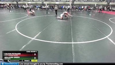 189 lbs Cons. Round 2 - Benjamin Green, Wisconsin vs Colton Petrasek, B.A.M. Training Center