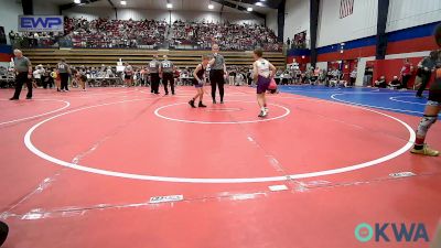 61-64 lbs Quarterfinal - Ryan Coose, Tulsa Blue T Panthers vs Nikolas Ortega, Keystone Wrestling Club