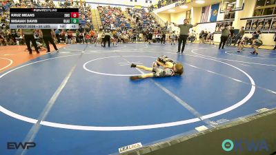 61 lbs Consi Of 8 #1 - Kruz Means, Salina Wrestling Club vs Nisaiah Davis, Black Fox Wrestling