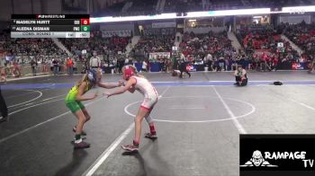 60 lbs Cons. Round 1 - Madelyn Hurtt, Derby vs Aleena Disman, Pratt Wrestling Club