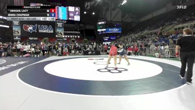 207 lbs Quarters - Abagail Lacy, OK vs Jenna Chapman, PA