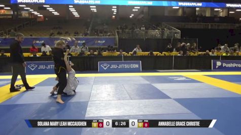 Annabelle Grace Christie vs Solana Mary Leah McCaughen 2026 Pan Jiu Jitsu IBJJF Championship