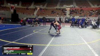 D1-106 lbs Quarterfinal - Maximilian Garibay, Perry vs Chris Lopez, Sunnyside H.S.