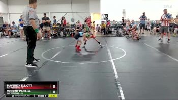 52 lbs Quarterfinal - Maverick Elliott, Mat Assassins vs Vincent Padilla, Mat Assasins