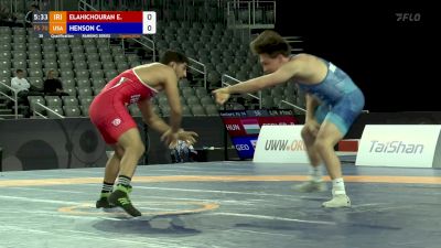 70 kg Qualification - Caleb Henson, USA vs Ebrahim Elahi, IRI