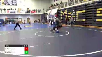 88 lbs Round Of 32 - Zanetos Argeras, Gladiators vs Kash Wilbert, Wheeling WC