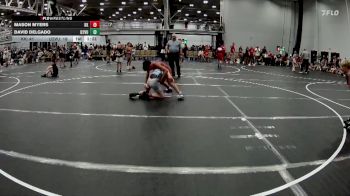 96 lbs Round 2 (8 Team) - Mason Myers, Kardiac Kidz vs David Delgado, U2 Vougars Uprising VHW
