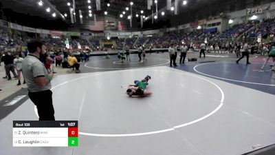 115 lbs Round Of 32 - Zeke Quintero, Miners vs Cormac Loughlin, Cache La Poudre