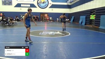 106 lbs Final - Jayden Miller, Goddard vs Christian Gilbert, Deer Creek