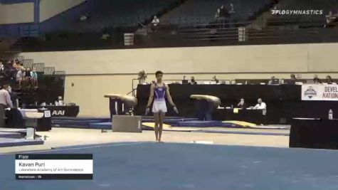 Kavan Puri - Floor, Lakeshore Academy of Art Gymnastics - 2021 USA Gymnastics Development Program National Championships