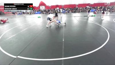 144 lbs Placement (16 Team) - Quinn Peters, Oswego East vs Donavin Czech, Cambridge-Isanti White