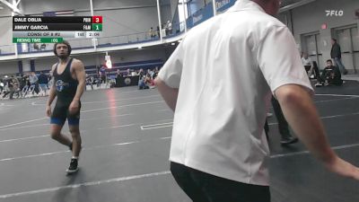 125 lbs Consi Of 8 #2 - Dale Oblia, Princeton vs Jimmy Garcia, F&m
