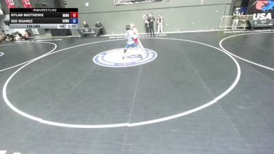 132 lbs Dylan Matthews, NAWA - North Area Wrestling Association vs Gio Suarez, OCWA - Orange County Wrestling Association