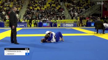 TAMIRIS FERNANDA DA SILVA vs LAURA BARKER 2024 World Jiu-Jitsu IBJJF Championship