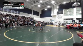 132 lbs Champ. Round 1 - Luis Romero, Villa Park vs Isaac Gonzalez, Western